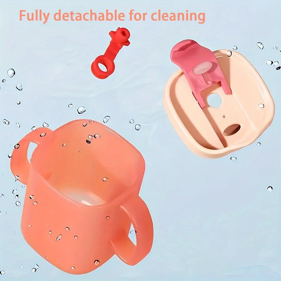 3-in-1 Straw Cup Kids Learning Cup with Lid Open n Sippy Cup Water Bottle Learning Drinking Cup with Straw Cover and 260717 - view 7
