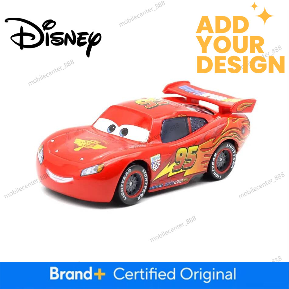 Disney Pixar Toy Car 2/3 Lightning Mcqueen Fritter Miss Frank Collection 1:55 Die Cast Metal Alloy Model Kid Boy Birthday Gifts - view 3