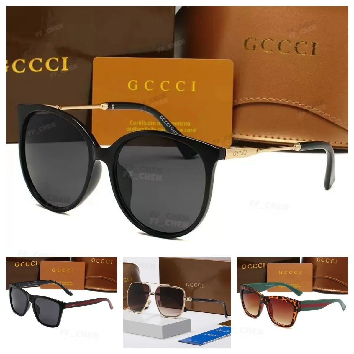 Occhiali Da Sole Con Montatura Cat-Eye 0588SK Rettangolari In Metallo Vintage A…