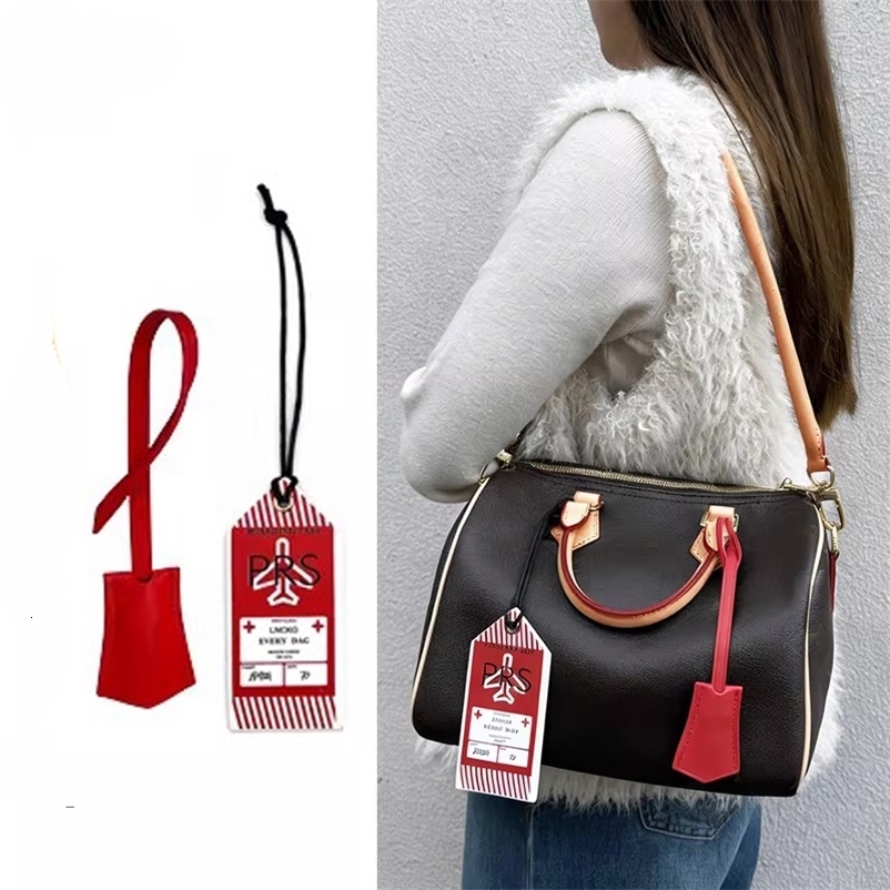 1Pcs Luggage Tag Boarding Pass Checkerboard Soft Keychain Bag Hanging Replacement Bag Modification Accessories 260717 - view 3