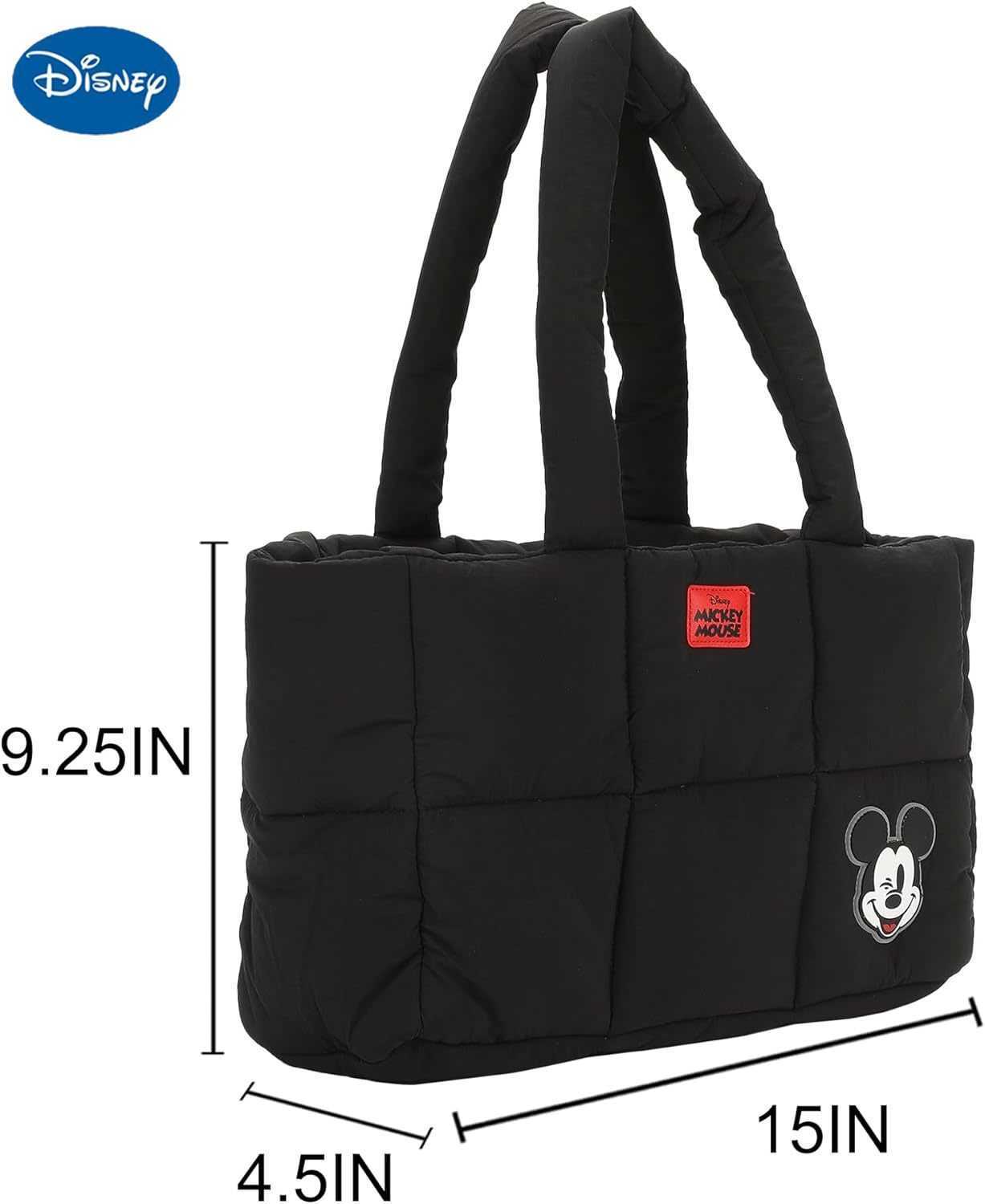 DisneyBioworld Puffer Tote Bag with Rubber and PU Badge C260720 - view 8