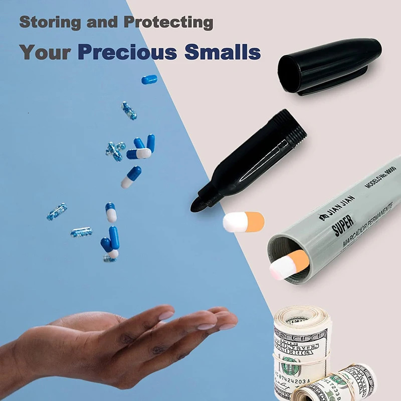 Creative Marker Safe Secret Stashs Container Large Security Hiddens Storage Pen Compartment Tool Pills Box Money Container 260720BJ - view 5
