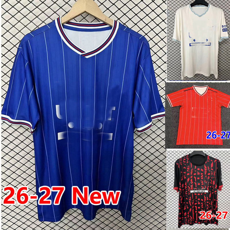 26 27 Glasgow Rangerss Maglie Da Calcio 2026 2027 Casa Lontano Rothwell Taverni…