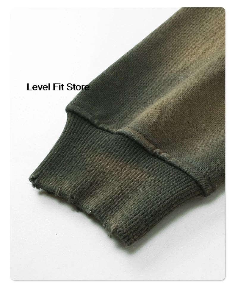2026 Retro Washed Grey Hoodie ARIRANG hoodies Casual zipper jacket Sports Streetwear 260720 - view 4