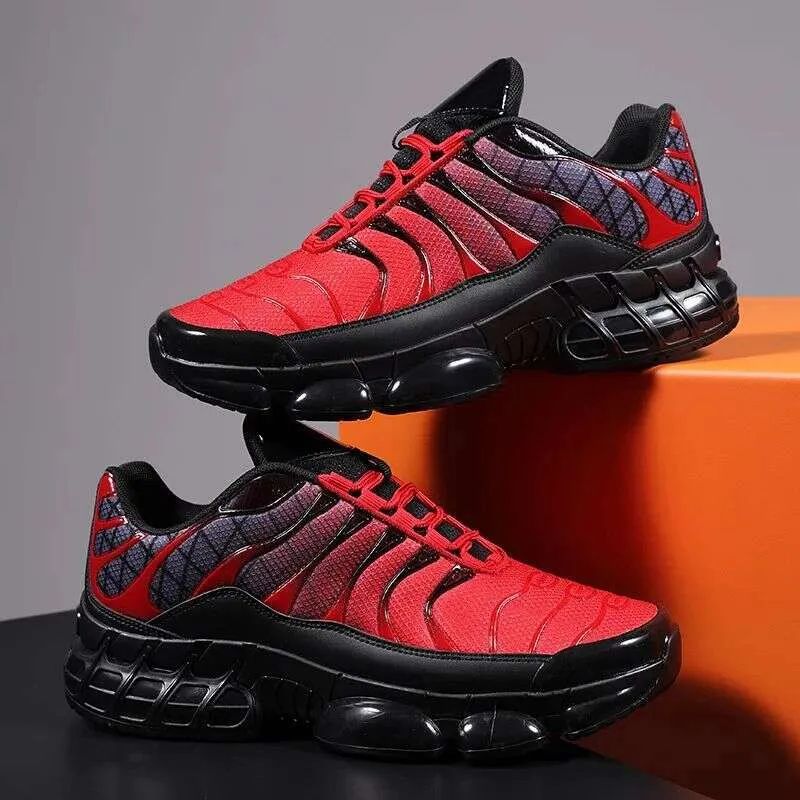 Trendy Men's Running Mesh Upper Thick Sole Sports Casual Dad Shoes Breathable Synthetic Inner EVA Insole Thermoplastic Pol shoes3033 - view 6