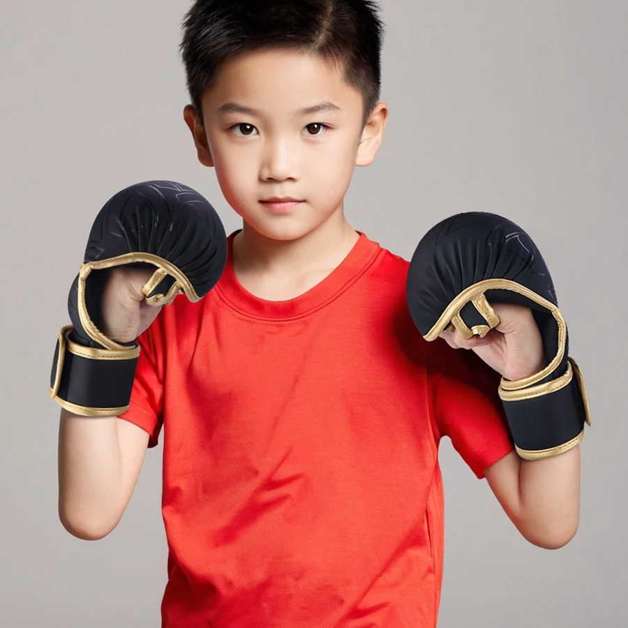 Professional MMA Boxing Gloves Half Finger Sandbag Karate Muay Thai Training Gloves Men Women Thickened Boxing Equipment 260720 - view 4