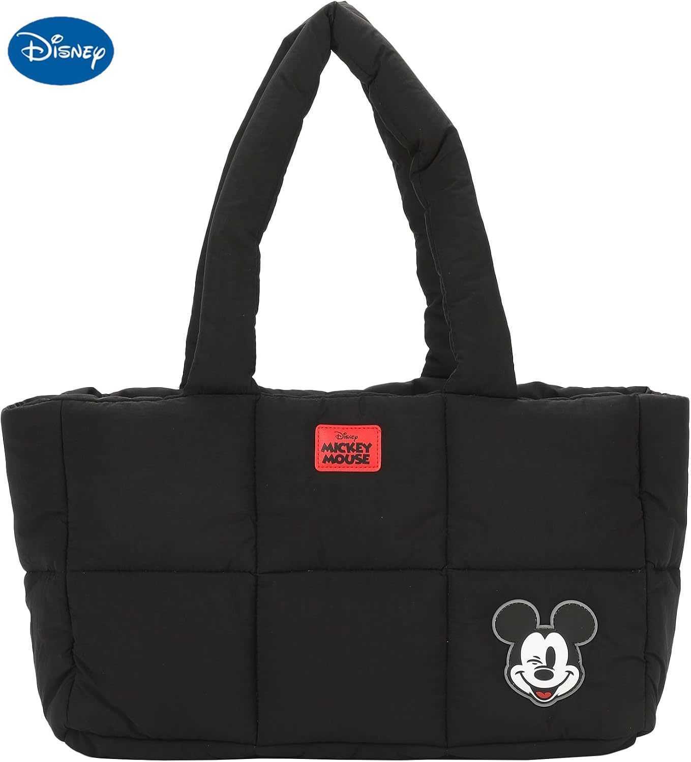DisneyBioworld Puffer Tote Bag with Rubber and PU Badge C260720