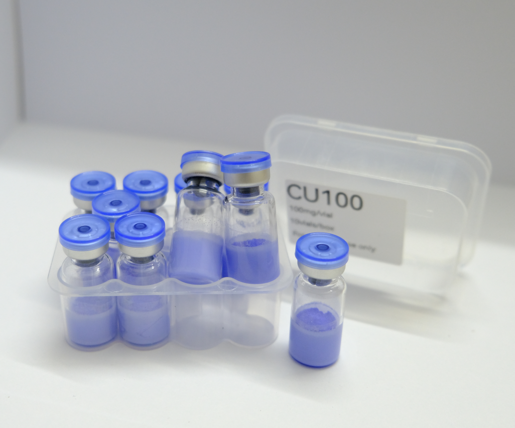 99% Ghk-Cu 50Mg 100Mg Ghk Cu Peptide Di Rame In Polvere Ingrediente Per Uso Ali…