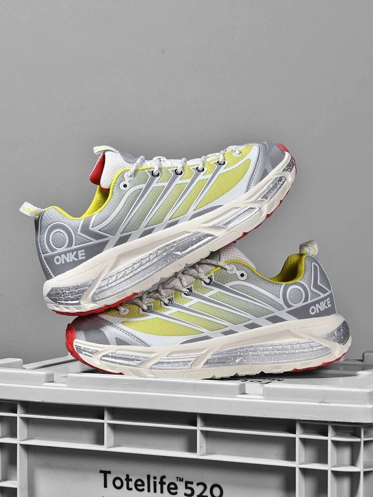Couple Running Shoes Breathable Mesh Lightweight Shock Absorption Non-slip Wear-resistant Outdoor Casual Sports Sneakers - view 5