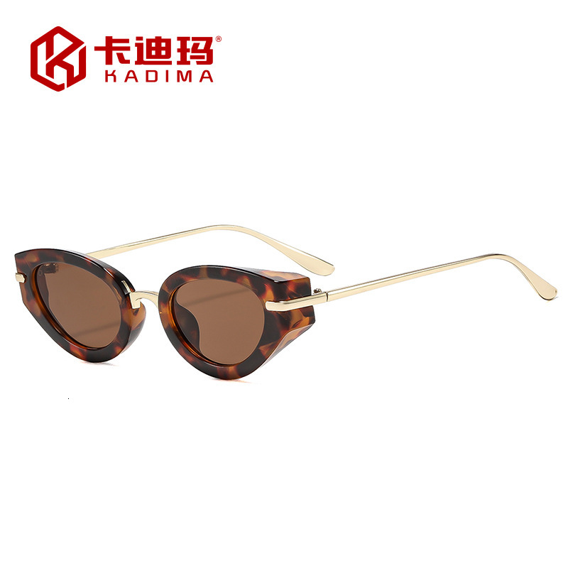fashion cat-eye retro oval Luxury versatile for outdoor leisure, driving, sports, trendy women's sunglasses - view 5