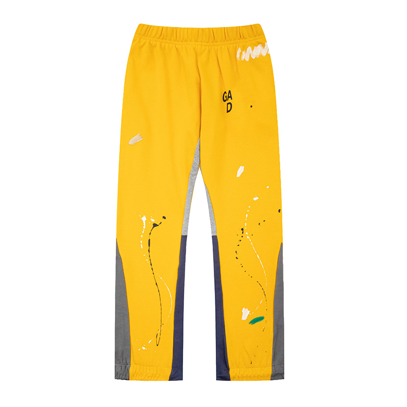 Men's Graffiti Letter Print Pants High Street Casual Hip-hop Couple's Sweatpants Loose Breathable Sports Pants - view 8