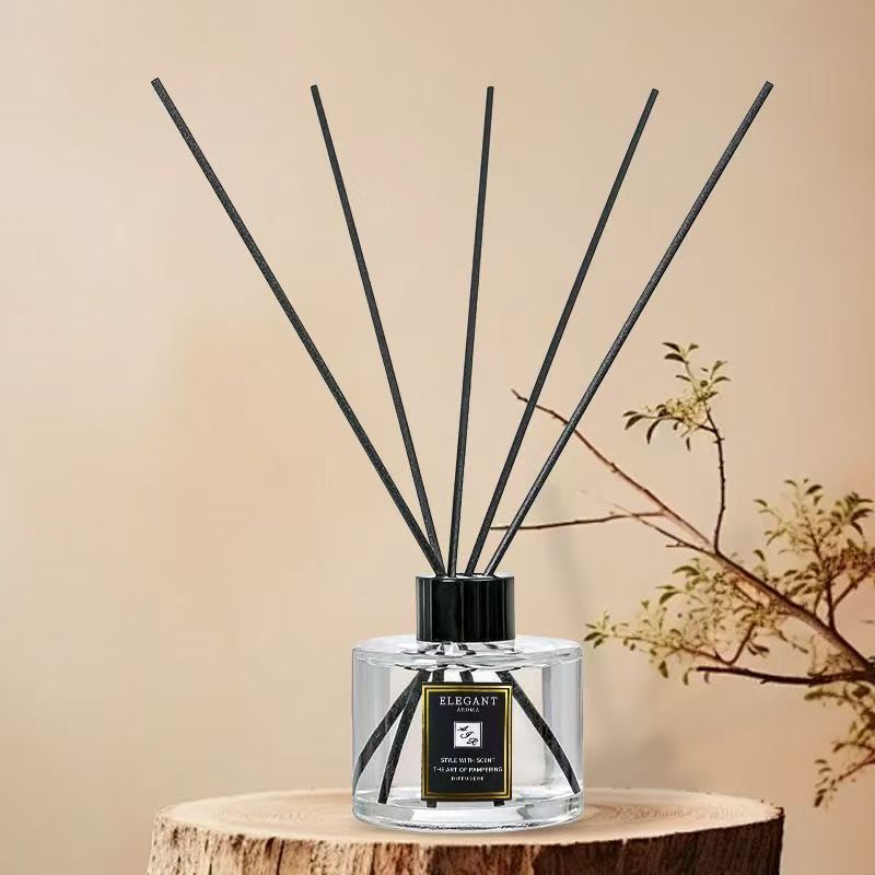 165ML Reed Diffusers Set with 5pcs Aroma Fiber Sticks Glass BottleLime basil citrus/NeroliNo Fire Aromatherapy Oil Sets X250203 ddmymarket