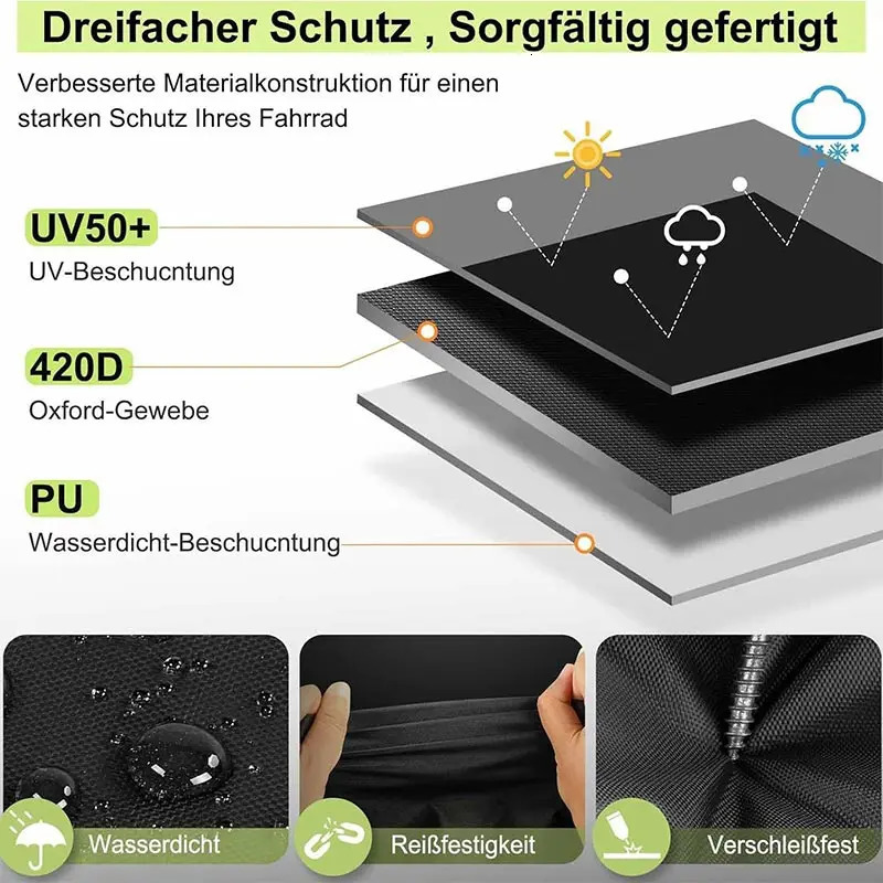 420Dpu Outdoor BBQ CoverMarine Barbecue Stove CoverPortable Waterproof Dust Protection CoverHeavy Duty Pizza Oven Car Cover 260720 - view 5