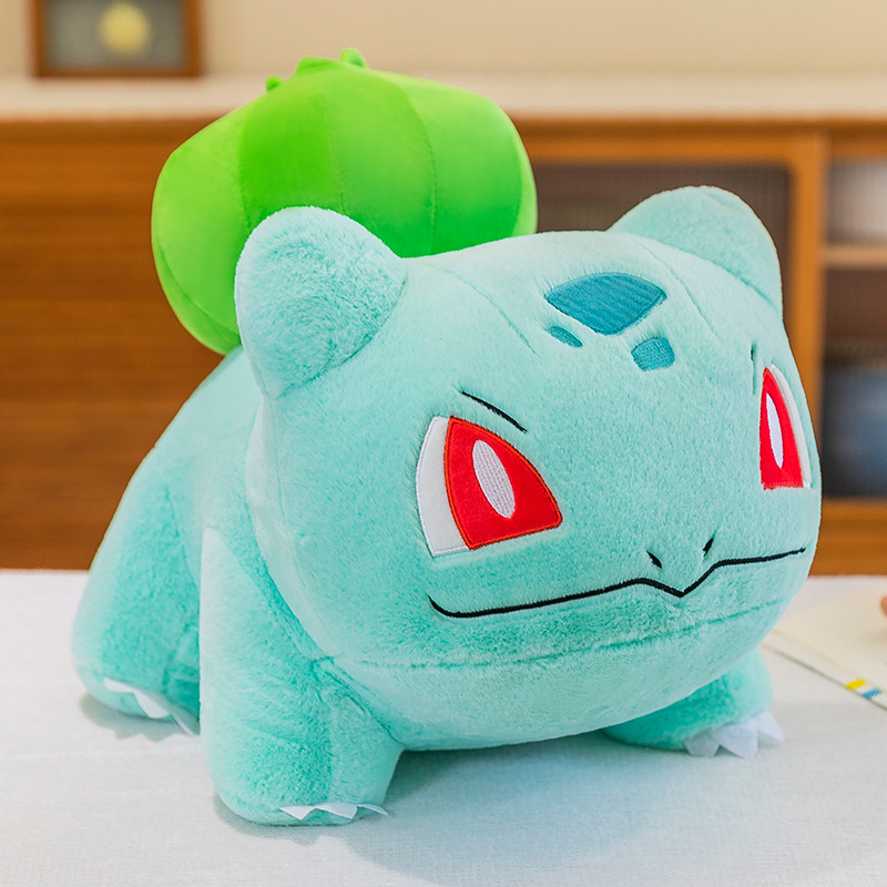 POKEMON 30~60cm Pokemon Bulbasaur Plush Toy, Soft Green Stuffed Animal Anime Plushie Doll, Kawaii Hugging Sleeping Pillow Kids Birthday Christmas Gift - view 7