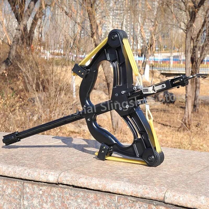 Continuous metal composite 60 pound steel ball aiming pulley bow professional outdoor hunting shooting slingshot W260629 W260707 - view 7