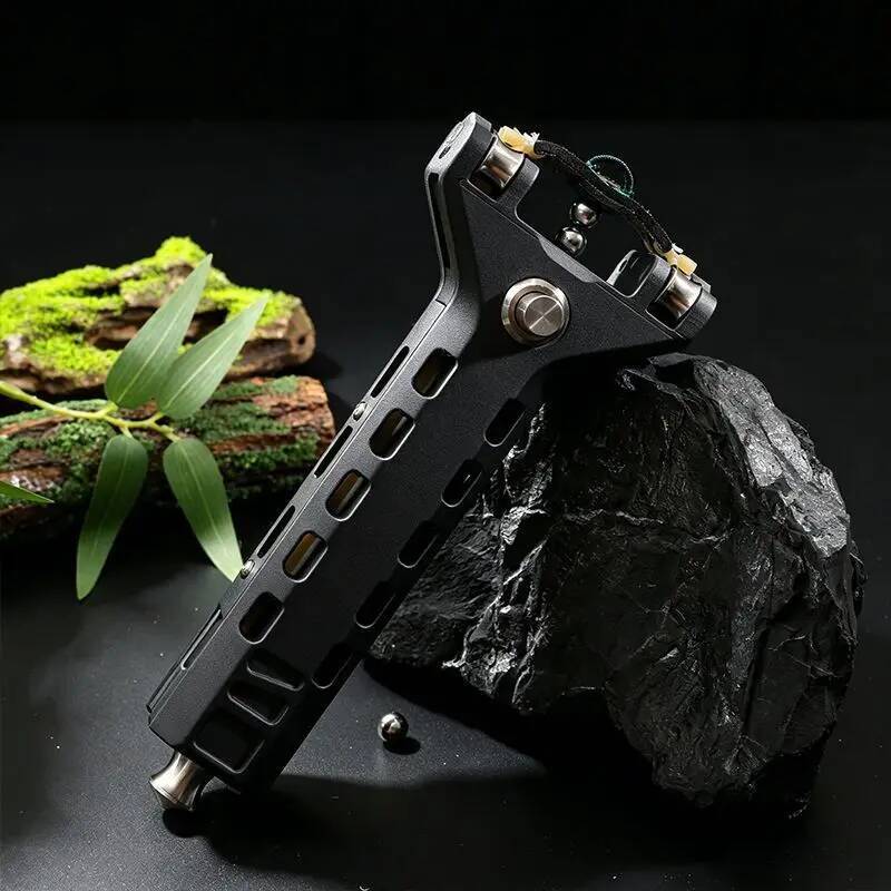 High Precision 3D Automatic Loading Rapid Fire Slingshot Outdoor Sports Entertainment Powerful Hunting Tool W260629 W260707 - view 7