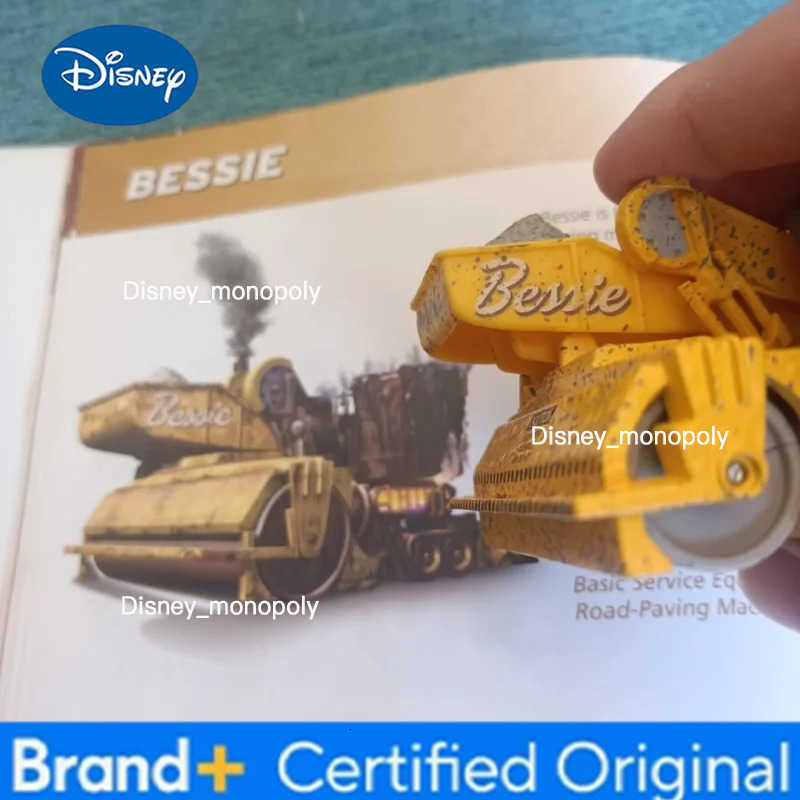 Disney Disney Cars Pixar Bessie 155 Scale Diecast Metal Road Roller Hot Toy Model Car Collectible Gift For Movie Fans And Kids Collect C2607211 - view 4
