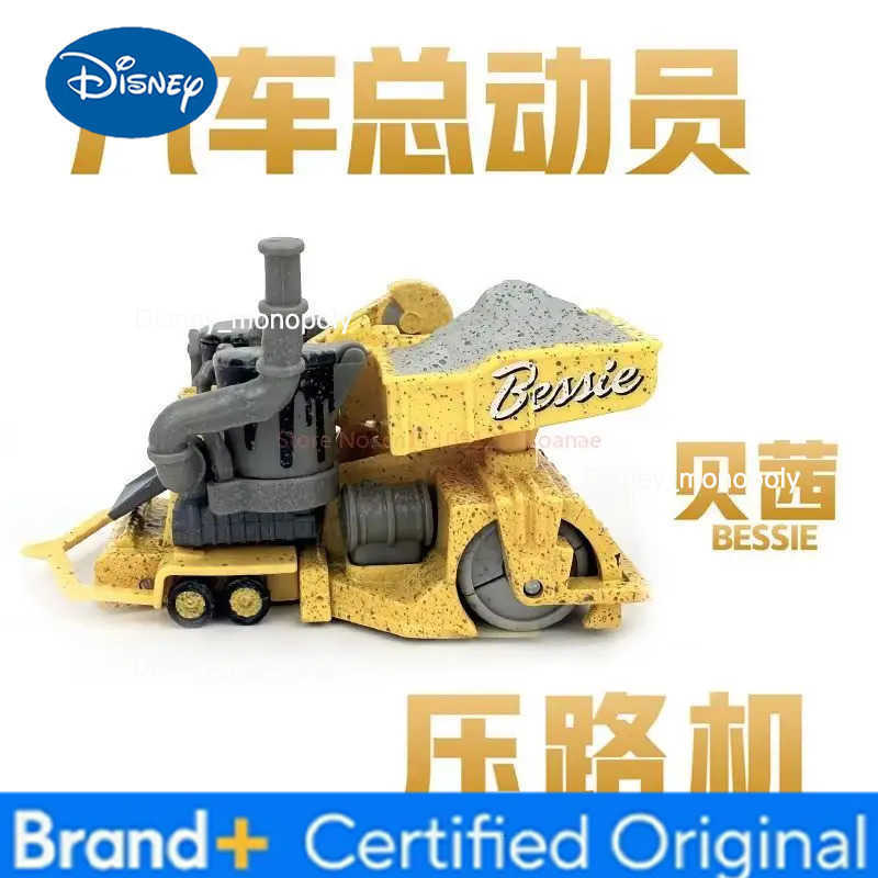 Disney Disney Cars Pixar Bessie 155 Scale Diecast Metal Road Roller Hot Toy Model Car Collectible Gift For Movie Fans And Kids Collect C2607211 - view 3