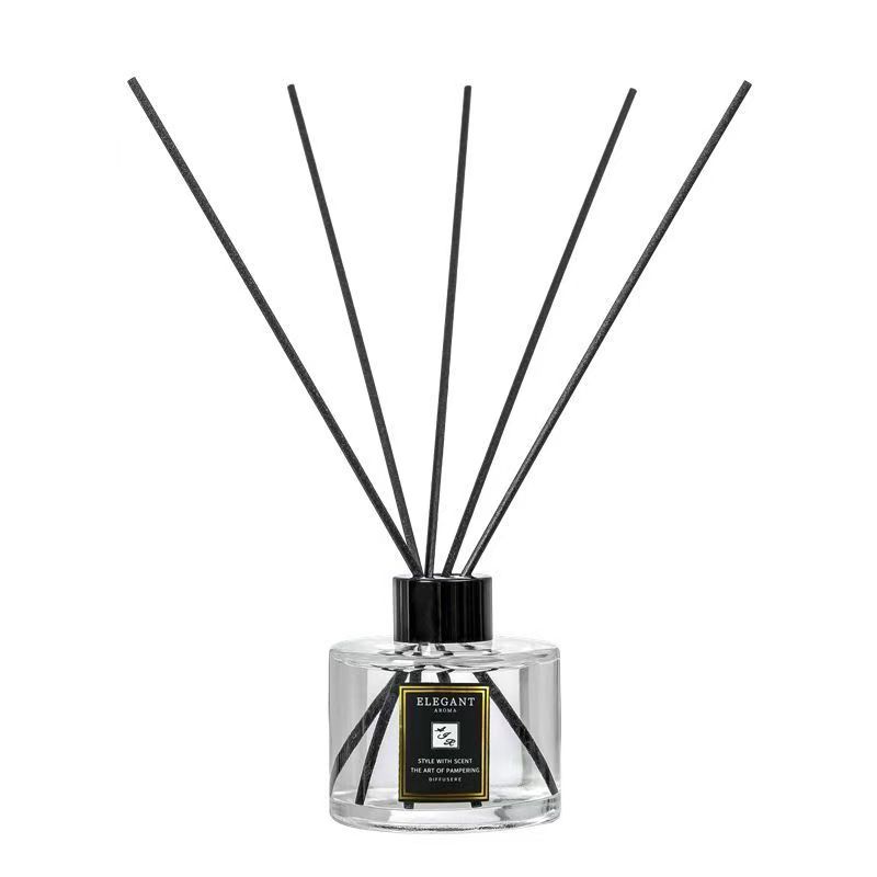 165ML Reed Diffusers Set with 5pcs Aroma Fiber Sticks Glass BottleLime basil citrus/NeroliNo Fire Aromatherapy Oil Sets X250203 ddmymarket