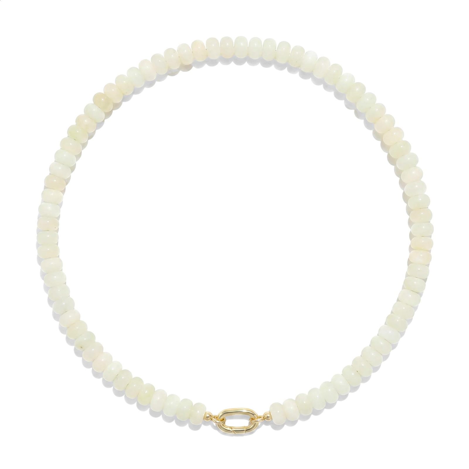 Colorful semi stone necklace 5 * 8mm natural stone bead necklace fashionable handmade jewelry 241017 - view 8