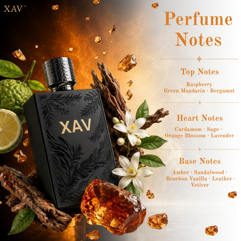 XAV Eau de Parfum Spray | Woody Aromatic Scent with Amber and Leather Notes - view 4