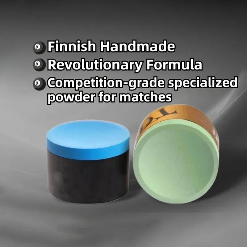 Professional Chalk Snooker Pool BlueGreen Colors Soft Billiard Round Billiards Accessories 260722 - view 5