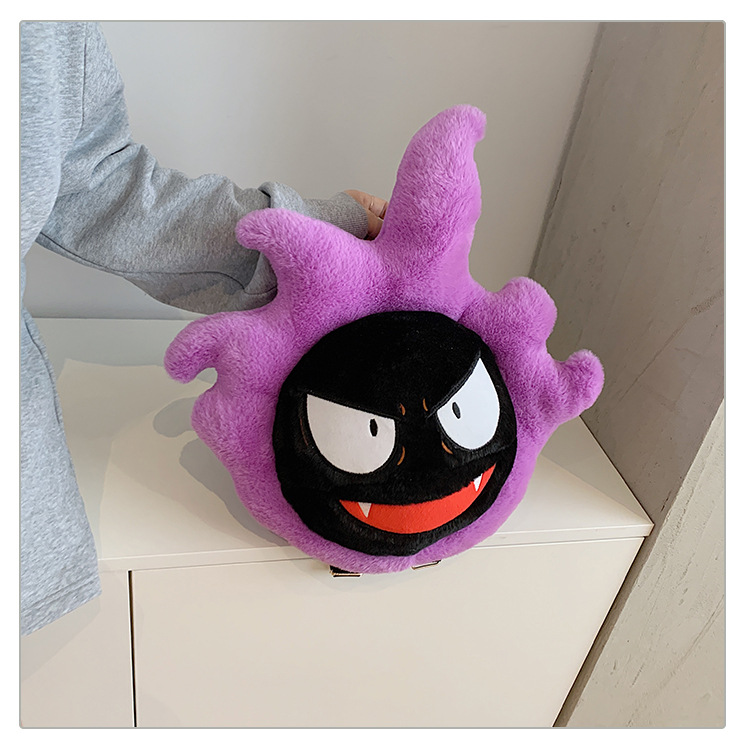 Title: 35cm Lovely White Pink Cartoon Plush Backpack, Bow Decor Fluffy Stuffed Doll Rucksack, Adjustable Strap Shoulder Bag for Girls Anime Lovers - view 7