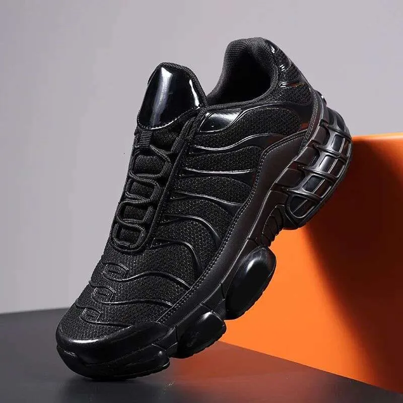 Trendy Men's Running Mesh Upper Thick Sole Sports Casual Dad Shoes Breathable Synthetic Inner EVA Insole Thermoplastic Pol shoes3033 - view 4