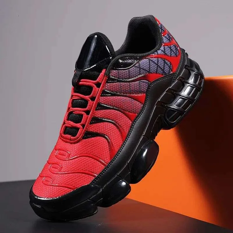Trendy Men's Running Mesh Upper Thick Sole Sports Casual Dad Shoes Breathable Synthetic Inner EVA Insole Thermoplastic Pol shoes3033 - view 9