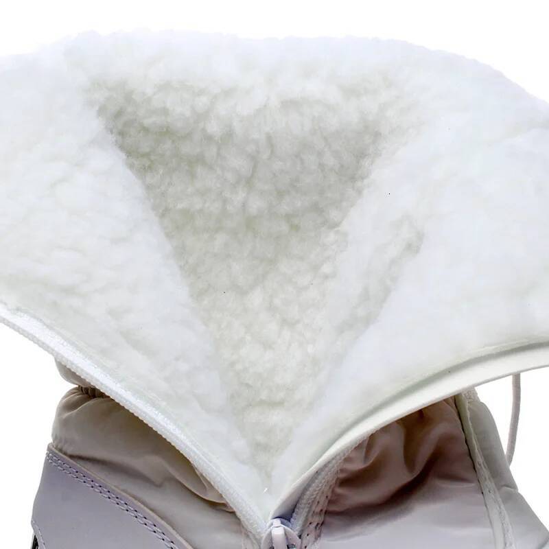 Snow Platform Thick Plush Waterproof Non-slip Boots Fashion Women Winter Shoes top quality Warm Fur Botas mujer - view 4