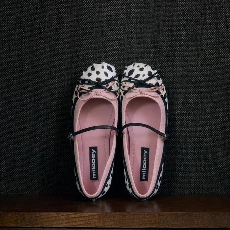 Bow Womens Flats Mary Jane Shoes Elegant Shallow Sandals Summer Loafers Shoes Comfort Dress Walking Mujer Sandalias 260722 - view 8