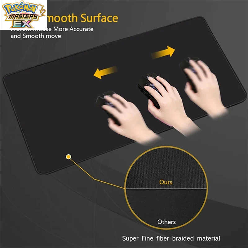 Mouse pad Pokemon Professional E-sports Gamer Speed HD Print Gaming Rubber Keyboard Pad Notbook Desk Mat Office Laptop Mousepad L260722MDZL - view 7