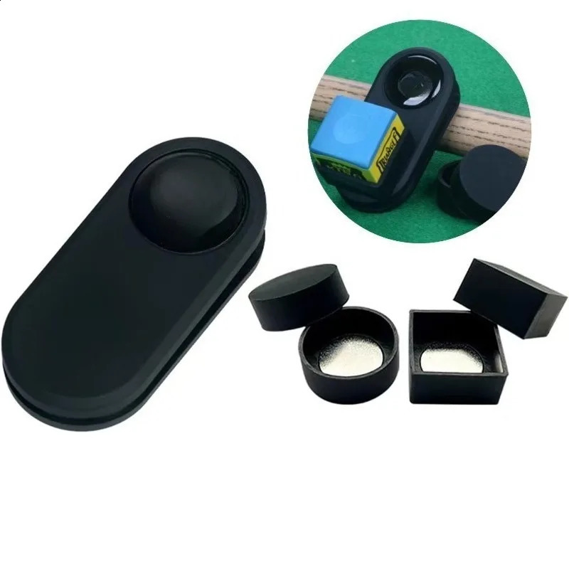 Professional Magnetic Billiard Pool Cue Snooker Chalk Holder Silent Durable Carrying Billiards Accessories 260722
