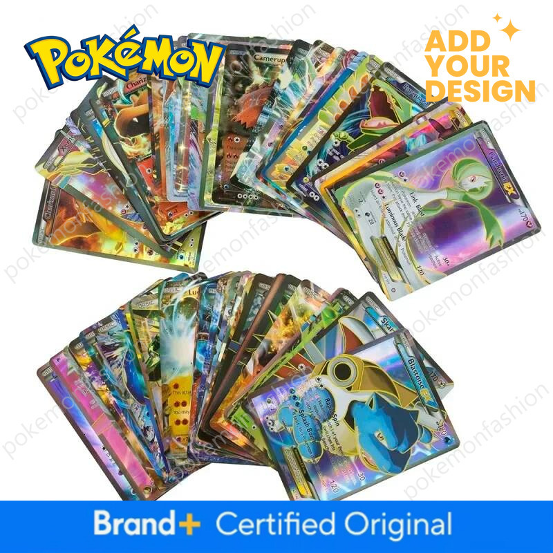 Pokemon card 60/100Pcs English Pokemon GX Tag Team Vmax EX Mega Shining Game Battle Carte Trading Collection Cards Toys Children Gifts - view 5