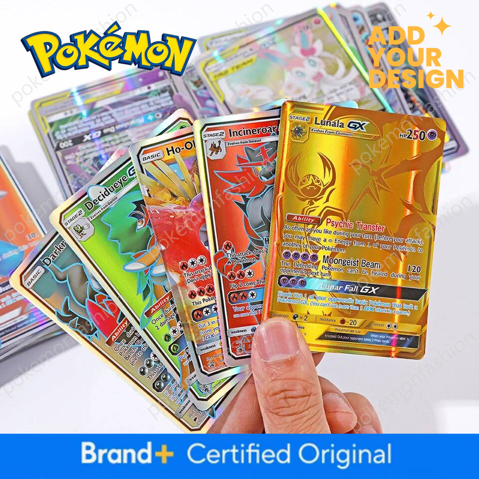Pokemon card 20Pcs English Pokemon GX Tag Team Vmax EX Mega Shining Game Battle Carte Trading Collection Cards Toys Children Gifts - view 3