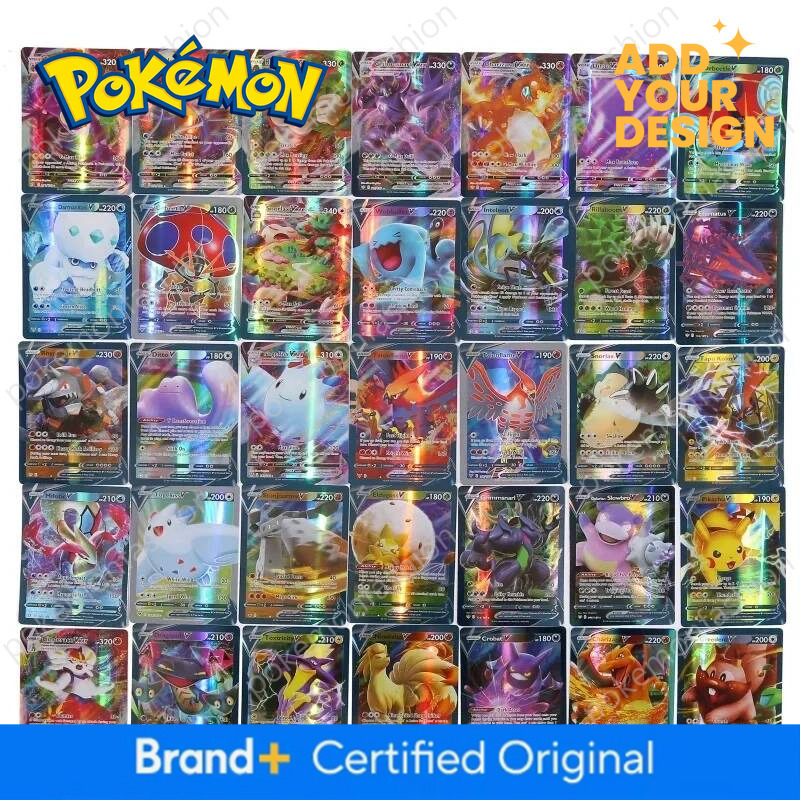Pokemon card 60/100Pcs English Pokemon GX Tag Team Vmax EX Mega Shining Game Battle Carte Trading Collection Cards Toys Children Gifts - view 3