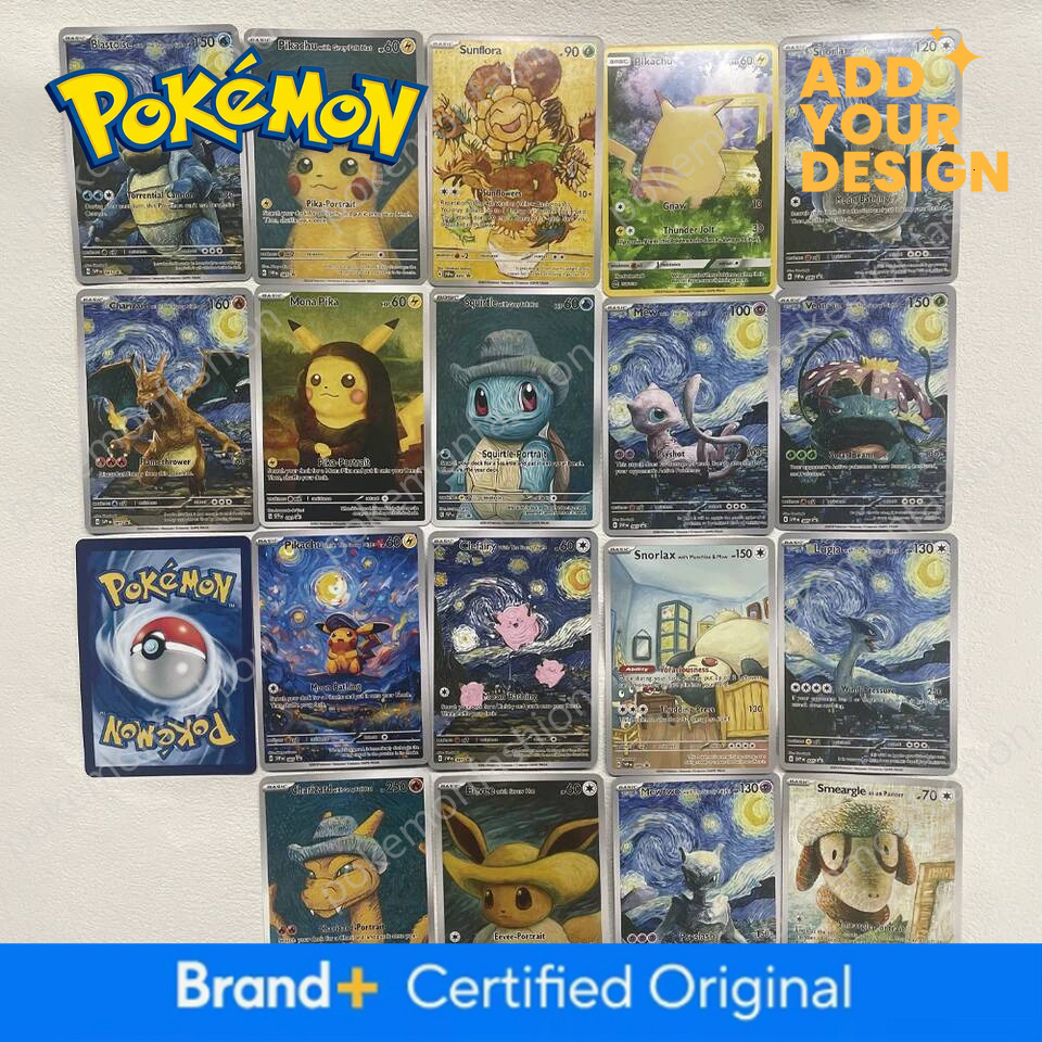 Pokemon card Cartoon Anime Pokemon Ptcg Self-Control Mewtwo Pikachu Collect Trading Signature Flash Child 18pcs/set Gift Card Box