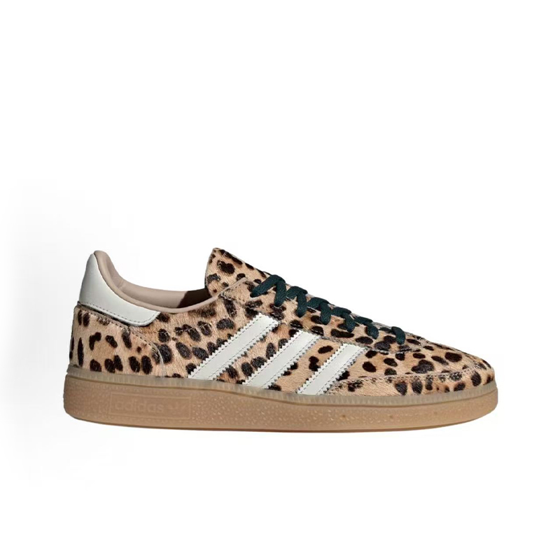 Adidas Designer Shoes Women Originals Handball Spezial Lace Up Sport Sneakers Shoes Casual Running Shoes White-Brown Leopard Print - view 6