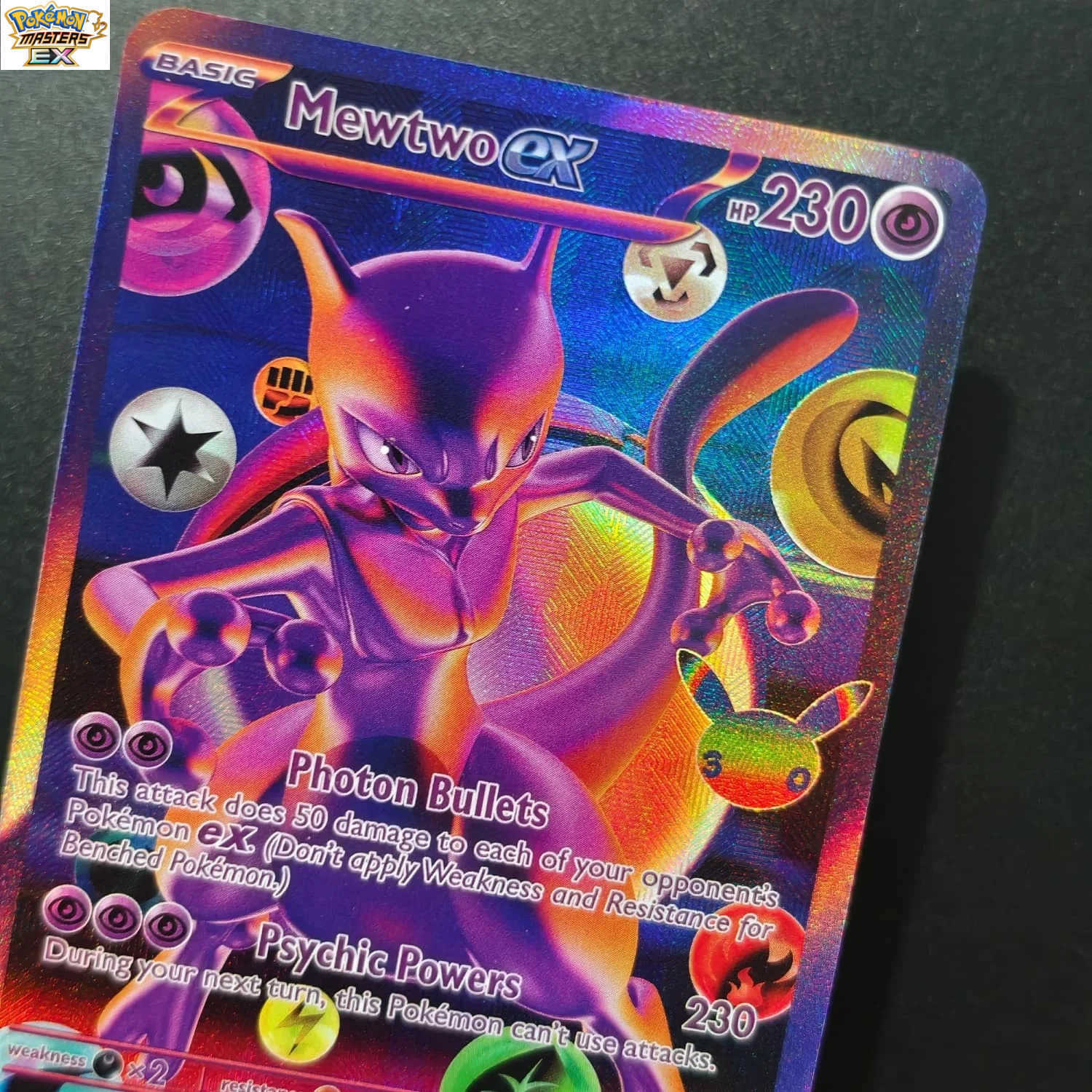 Pokmon Cards TCG 30th CELEBRATION Pack 30C Mew Mewtwo 158/128 157/128 FUR English Collection Anime Game Card L260723TCAS - view 5