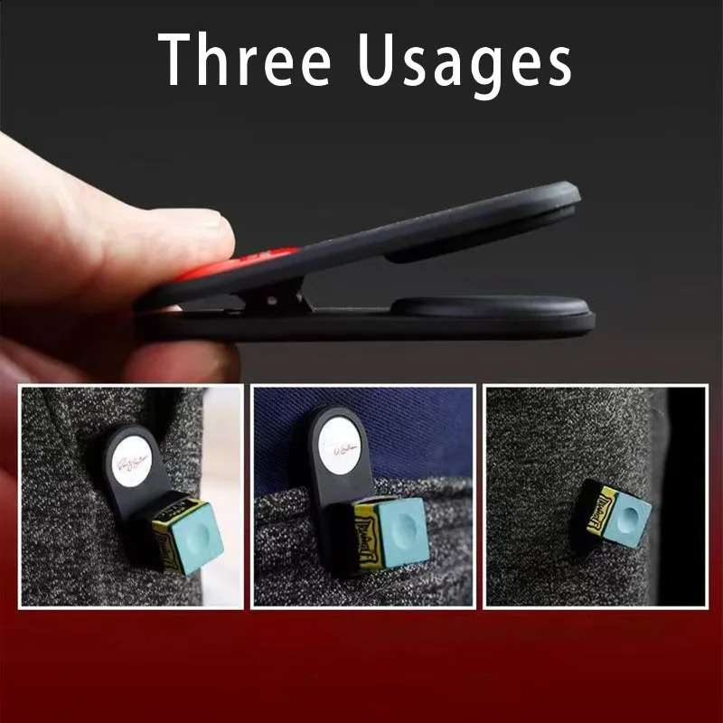 Professional Magnetic Billiard Pool Cue Snooker Chalk Holder Silent Durable Carrying Billiards Accessories 260722 - view 5