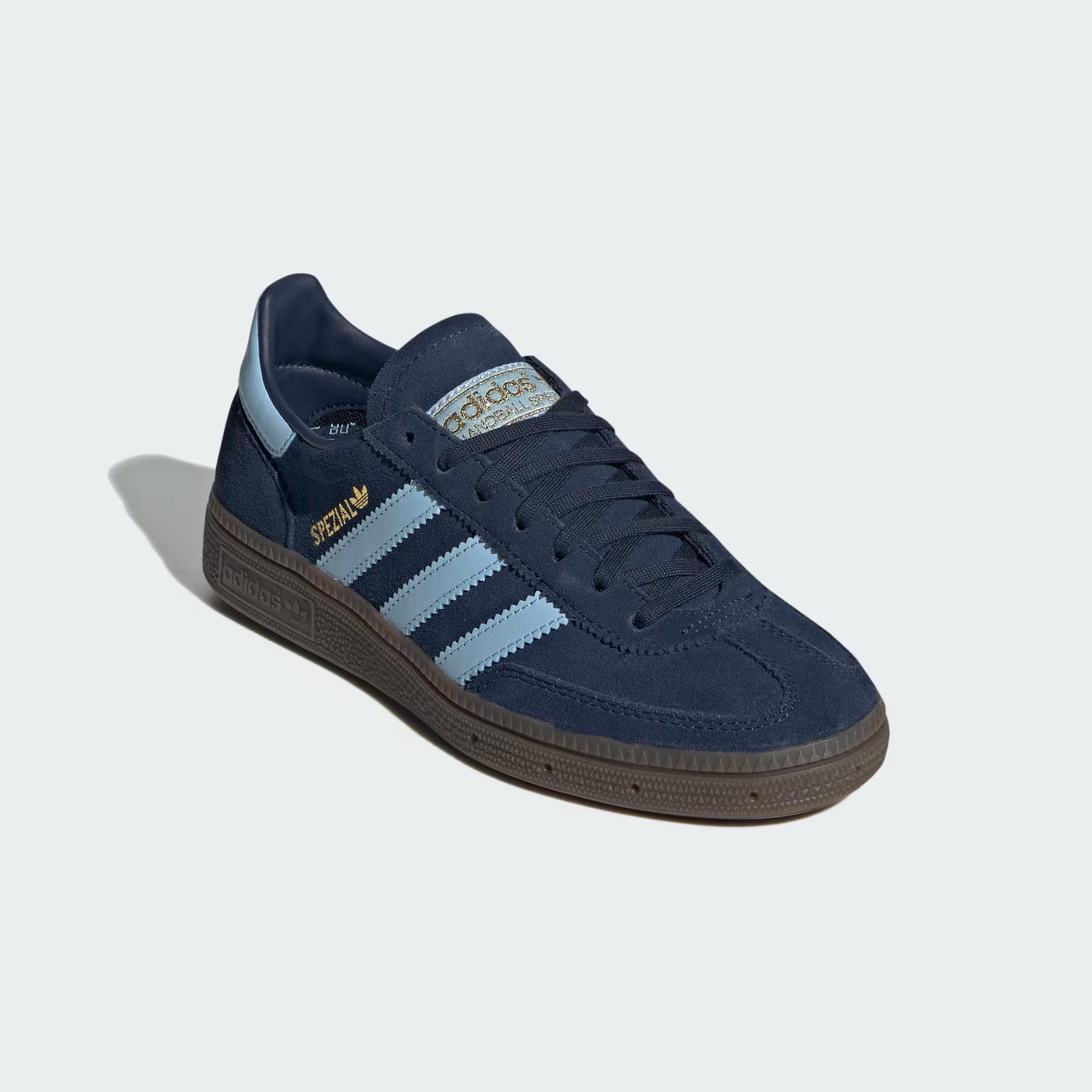 Designer Shoes Adidas Mens Women Handball Spezial Lace Up Sport Sneakers Shoes Casual Running Shoes Deep Blue Men Women Casual Shoes Sneakers Couples  - view 5