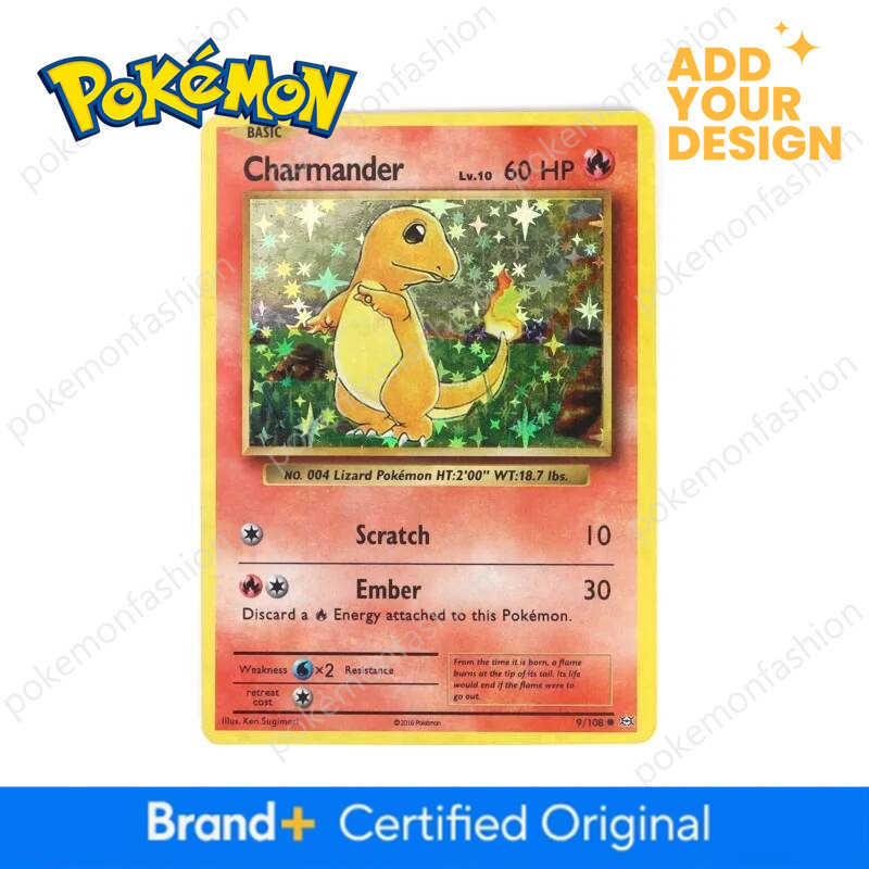 Pokemon card 60/100Pcs English 1996 Year Shining Charizard Pikachu Mewtwo trade Card Kids Pokemon Toy - view 4