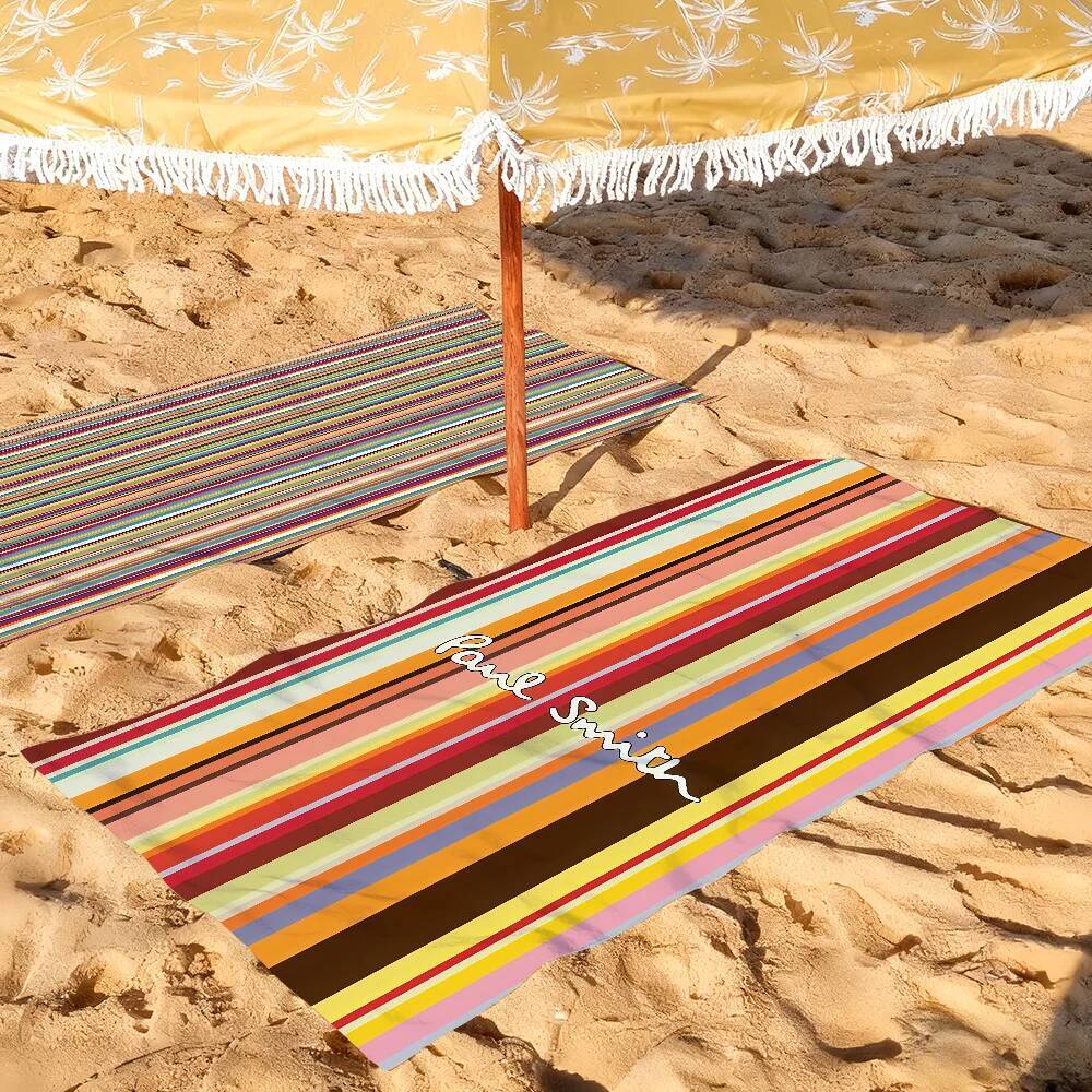 Luxury Designer Fashion P Paul S Smith Stripe Towel Quick Drying Beach Towels Are Suitable For Swimming Pools Camping Yoga And The Gym Free Ship Y - view 7