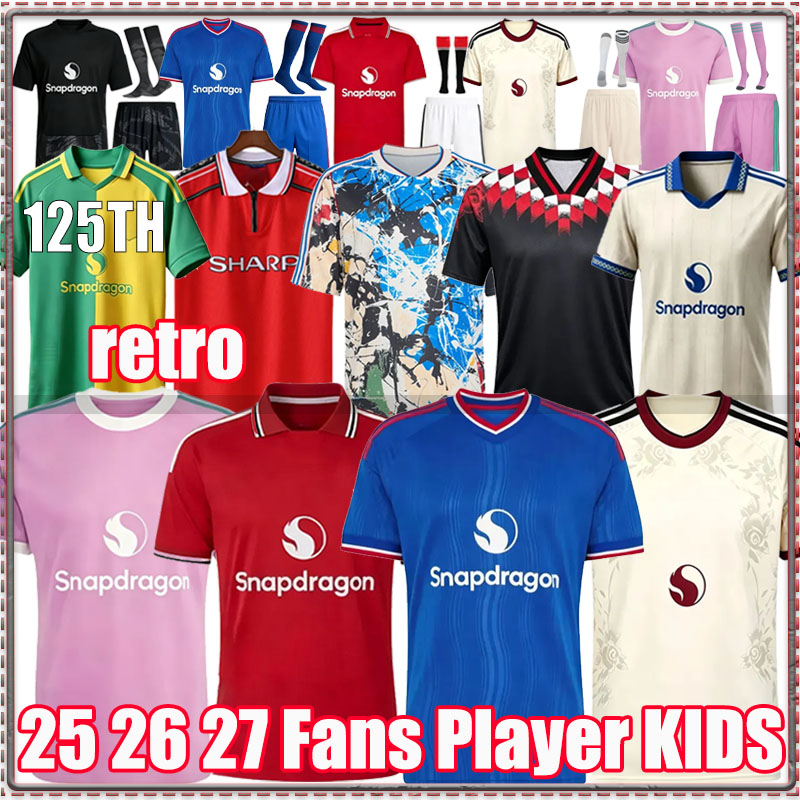Manchesters United 26 27 Sesko Mbeumo Cunha Hojlund Maglie Da Calcio 2026 Man U…