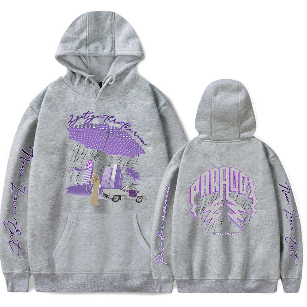 PNB ROCK PNBROCK Merch Hoodies Winter Men/Women Hooded 2GYTTR X PARADOX R.I.P RIP Long Sleeve - view 6