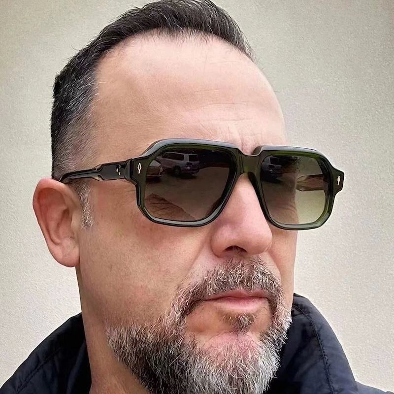 JJMMM Brand Sunglasses CHALLENGER Luxury Designer Oversized Pilot high quality Thick Acetate Fashion Outdoor Men Women Glasses UV400 Outdoor Handcraft - view 7