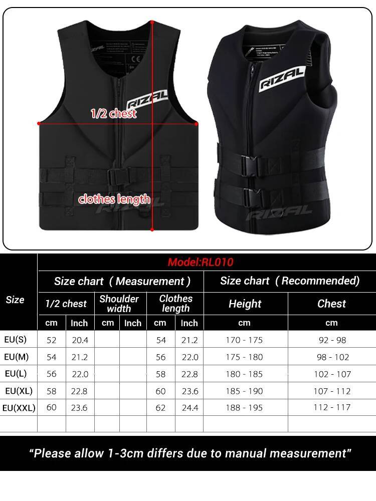 Adults Surf Vest Kayak Wakeboard Motorboats Raft Boat Ski Water Sports Swimming Drifting Rescue Life Jacket 26Y0724 - view 5