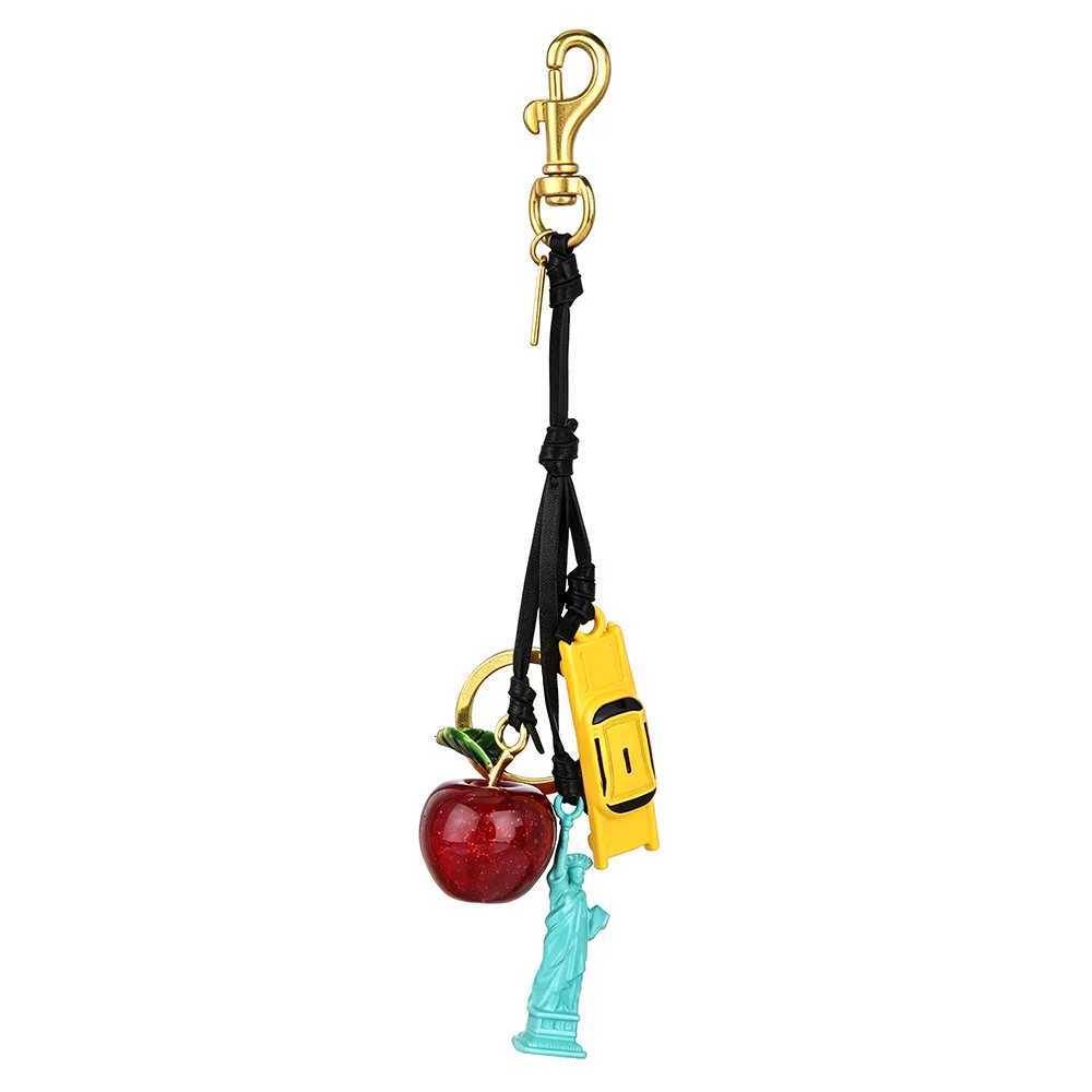 York City New Themed Leather Bag Charm Premium Glitter Apple Taxi Purse Pendant Handbag Travel Souvenir Gifts For WomenT260724 - view 6
