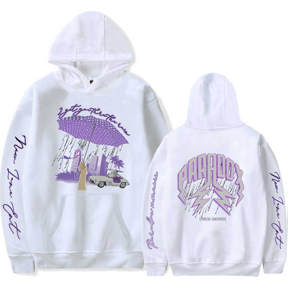 PNB ROCK PNBROCK Merch Hoodies Winter Men/Women Hooded 2GYTTR X PARADOX R.I.P RIP Long Sleeve - view 4