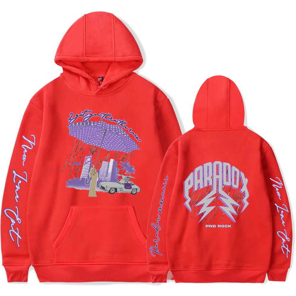 PNB ROCK PNBROCK Merch Hoodies Winter Men/Women Hooded 2GYTTR X PARADOX R.I.P RIP Long Sleeve - view 7